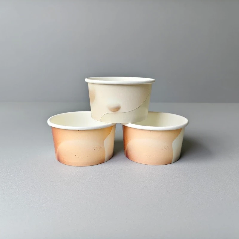 3oz 100ml Small Ice Cream Cups With Seal And FDA best